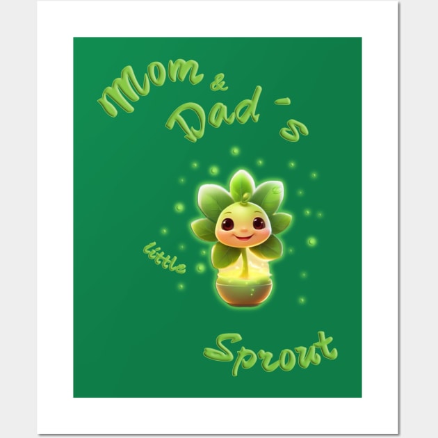 Mom & Dad´s little sprout Wall Art by Cavaleyn Designs